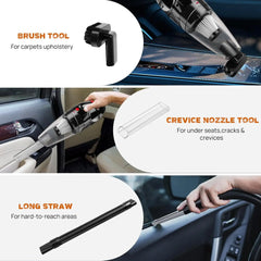 Car Vacuum Cleaner Wireless - Portable Handheld Hoover 8000PA Strong Suction 65W Cordless