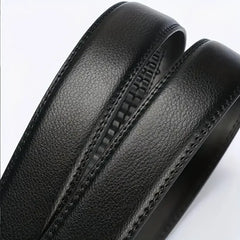 Fashion Business Men'S Belt Genuine Luxury Brand Metal Buckle Belt High-Quality PU Leather Soft Belt With Cargo Pants Jeans