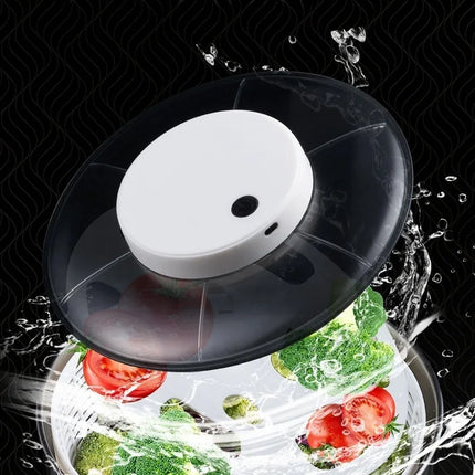 Stainless steel Vegetable Dehydrator Electric Cleanse Dryer Strainer Fruit and Vegetable Dry Wet Separation Dehydrator Kitchen