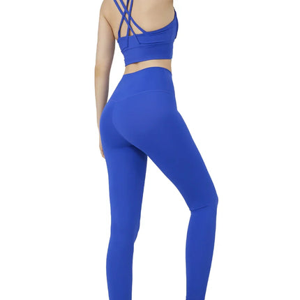 2 Piece Yoga Clothes Women's Tracksuit Athletic Wear Pilates Fitness Suit Gym Workout Push Up Clothes Sports Bra Leggings Suit