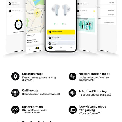 Baseus Bowie M2s ANC Earphone Bluetooth 5.3 Hybrid -48dB Noise Cancellation Wireless Headphone Support 3D Spatial Audio Earbuds