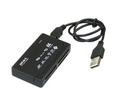 All In One Memory Card Reader USB External Cardreader SD SDHC Mini Micro M2 MMC XD CF Reader  For MP3, Digital Camera