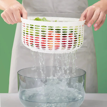 Stainless steel Vegetable Dehydrator Electric Cleanse Dryer Strainer Fruit and Vegetable Dry Wet Separation Dehydrator Kitchen
