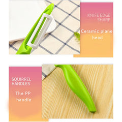 Kitchen Slicer Melon Gadgets Zirconia Ceramics Fruit Peeler Pruner Radish Potato Cutter Kitchen Tools Vegetable Peeler Knife
