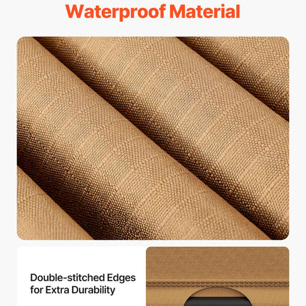 VEVOR Outdoor Pergola Arched Top Metal Pergola Retractable Pergola with Sun Shade Canopy Large Patio Shelter Pavilion for Deck