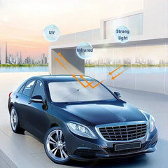 Car Sunshade Umbrella For Auto Shading Car Sun Shade Protector Parasol Summer Sun Interior Windshield Protection Curtain