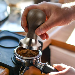 BioloMix Espresso Press Hammer 51mm Solid Wood with whole 304 Stainless Steel Base, suit CM7008