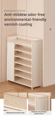 Free installation shoe rack indoor simple folding household multi-layer dustproof rental room shoe storage artifact