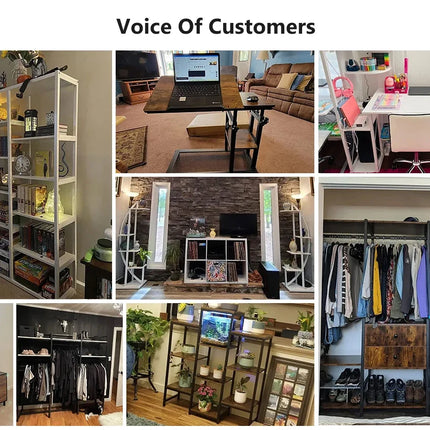 Tribesigns 63"x31.5" Dining Table, Industrial Kitchen Table for 6-8 Person, Rectangular Dinner Table for Dining Room Kitchen