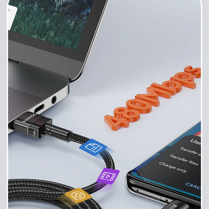 Toocki USB Type C Cable 100W Fast Charging 6A Type C Cable for Xiaomi Huawei P30 P40 Samsung POCO Realme Oneplus Data Wire