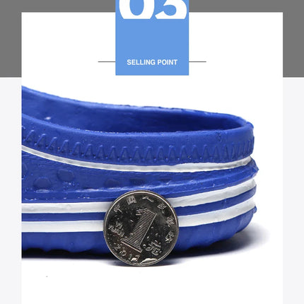 YRZL Men Summer Shoes Sandals Men's Holes Sandals Hollow Breathable Flip Flops Clogs Shoes Fashion Beach Slippers Big Size 45