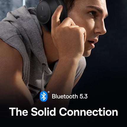 Baseus Bass 30 Max Wireless Headset Bluetooth 5.3 Over Headphones Bass-Enhancing 40mm Diaphragm Ultra Low Latency Earphones 50H