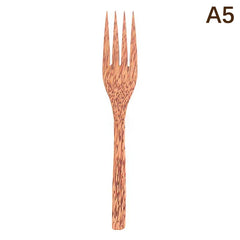 Natural Coconut Bowl Wooden Handmade Coconut Bowls for Eating Tableware Fork Spoon for Dessert Fruit Salad Mixing Rice