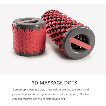 Folding Yoga Column Adjustable Pilates Foam Roller Portable Fitness Equipment Leg Back Muscle Massage and Relaxation