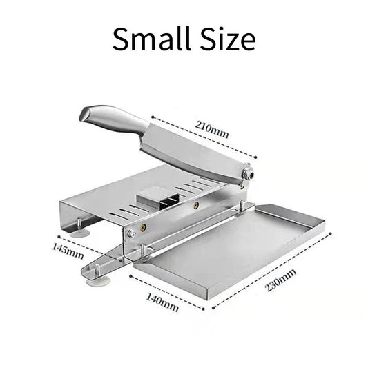 LIJAYO Commercial Manual Frozen Chicken Duck Fish Slicer Bone Cutting Tool Stainless Steel Minced Lamb Bone Meat Cutter