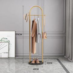 Hanger Floor Bedroom and Household Clothes Rack Simple Indoor Hanging Clothes Rack Multi-Functional Living Room Simple Coat Rack