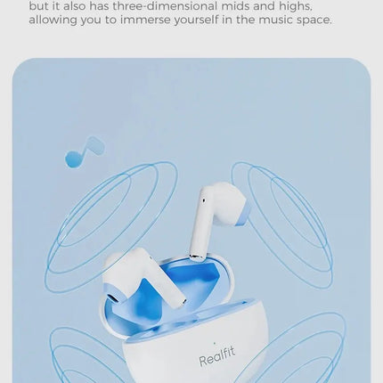 Realfit F2 Bluetooth Earphone Excellent HIFI Quality TWS Wireless Earbuds Wholesale for realme xiaomi