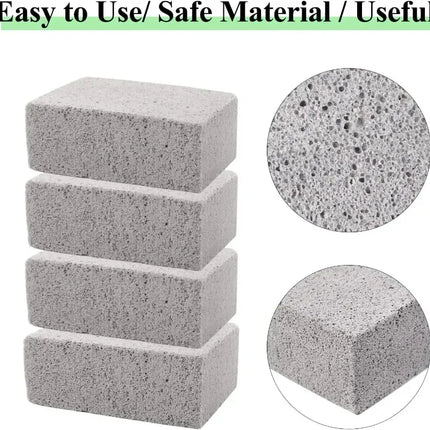 Cleaning Stone BBQ Cleaning Brick Small Grey Brick BBQ Grill Grill Plate Cleaning Tool Grease Cleaning Pumice Stone Kitchen Tool