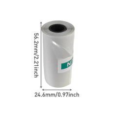 57x25mm Mini Printer Paper Thermal Label Sticker Color Photo White Self-Adhesive Paper For Mini Portable Pocket Mobile Printer