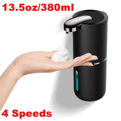 Automatic Soap Dispenser Battery Operated 400ML Hand Sanitizer Dispenser Touchless PX6 Waterproof for Kitchen Bathroom Washroom