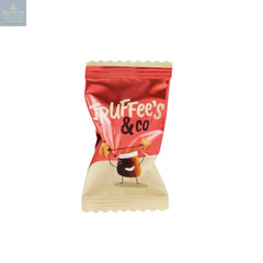 Salted butter caramel - cocoa dusted flavoured French truffles in red flow wrap. approx 400pcs