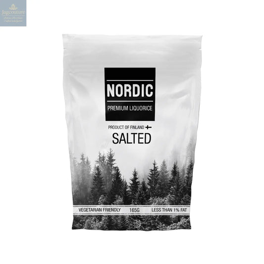 Salted soft eating premium liquorice in sachet bag
