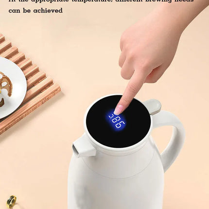 Xiaomi 2L Coffee Thermos Household Digital Display Glass Liner Vacuum Flasks Large Capacity Water Bottle Kitchen Thermal Kettle