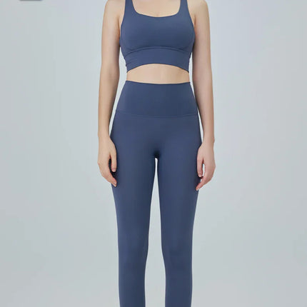 2 Piece Yoga Clothes Women's Tracksuit Athletic Wear Pilates Fitness Suit Gym Workout Push Up Clothes Sports Bra Leggings Suit