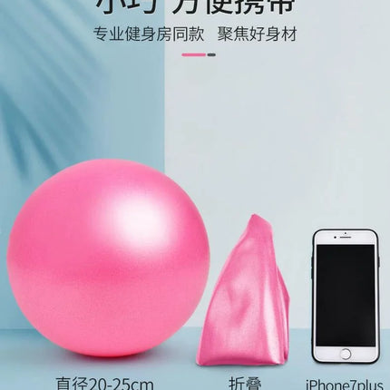 Women Gym Yoga Fitness Ball Thickening Type Anti-explosion Diameter 25 cm Pilates Workout Mini Ball Sculpting Legs And Hips