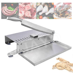 LIJAYO Commercial Manual Frozen Chicken Duck Fish Slicer Bone Cutting Tool Stainless Steel Minced Lamb Bone Meat Cutter