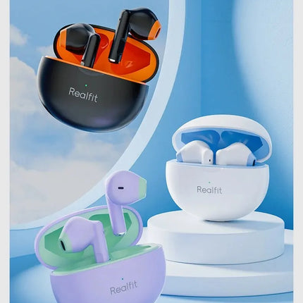 Realfit F2 Bluetooth Earphone Excellent HIFI Quality TWS Wireless Earbuds Wholesale for realme xiaomi