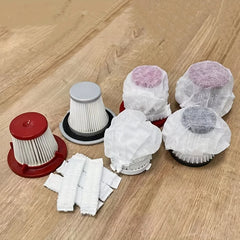 120/60/30pcs Disposable Vacuum Cleaner Filter Element Protective Cover - Washable Non-woven Fabric for Handheld Vacuum Cleaner