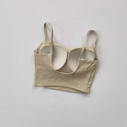 Breathable Sports Bra for Women, Fitness Top, Push Up Sport Bra, Fixed Pad, Yoga Underwear, Sport Tops  Running Vest, Gym Wear