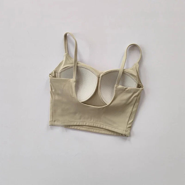 Breathable Sports Bra for Women, Fitness Top, Push Up Sport Bra, Fixed Pad, Yoga Underwear, Sport Tops  Running Vest, Gym Wear