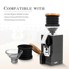CAFEMASY Coffee Beans Grinder Single Dose Hopper And Bellows Coffee Grinder Bean Bin Blowing Cleaning Tool For Eureka Mignon