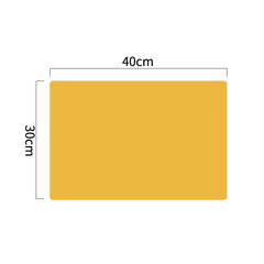 60/40cm Oversized Food Grade Silicone Waterproof Placemat Heat Insulation Anti-Skidding Washable Table Mat For Kitchen Dinner