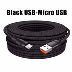 Black Micro USB / 3m