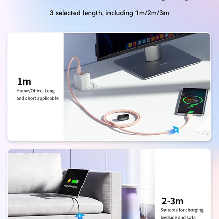 Essager 100W USB Type C To USB C Cable 5A PD Fast Charging Cable Type C Wire For Xiaomi Samsung Huawei Oppo Oneplus Macbook iPad