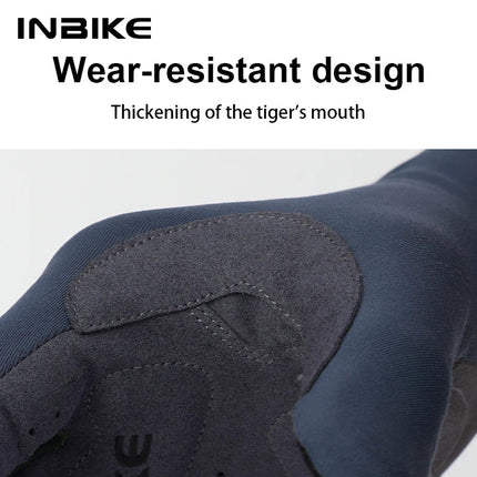 INBIKE Autumn Winter Thermal Bicycle Gloves Touch Screen Men Women MTB Road BikeGloves  Sports Fitness Outdoor Cycling Gloves