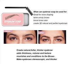 Eyebrow Styling Gel Molding Wax Waterproof Transparent Refreshing Durable Natural Colorless Holiday Gifts