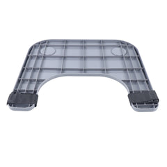 ABS Removable Wheelchair Tray Table w/2 Cup Holders Disabled Portable Lap Tray