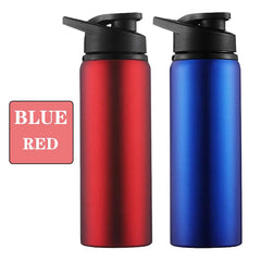 Portable Water Bottle Bicycle Riding Drinking Water Bottle Outdoor Sport Travel Mug Metal Stainless Steel Bottle