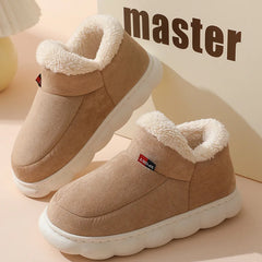Asgard Classic Plush Slippers For Women Winter 2024 New Outdoor Fluffy Warm Boots Leisure Cotton Shoes Indoor Cozy Home Slides