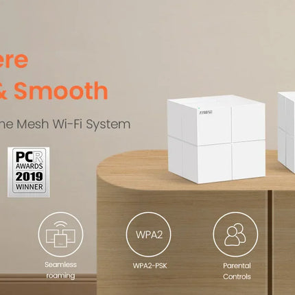 Tenda MW6 Mesh Wireless Gigabit Router 11AC Dual-Band 2.4G/5.0GHz Whole Home Wifi Coverage System Long Range Bridge Repeater
