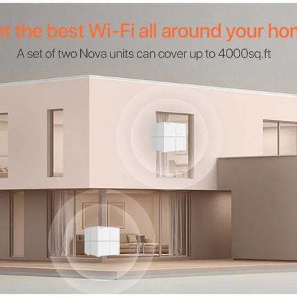 Tenda MW6 Mesh Wireless Gigabit Router 11AC Dual-Band 2.4G/5.0GHz Whole Home Wifi Coverage System Long Range Bridge Repeater