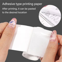 Mini Printer Sticker Paper, Thermal Color Paper Rolls For Paperang P1 P6 A6 A8 and Mini Printer, 25X57mm Paperang For Note Photo