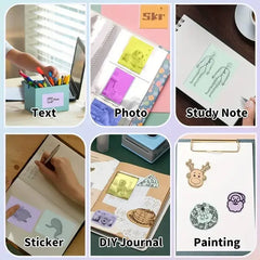 Mini Printer Color Sticker Thermal Paper Label Paper Sticker Photo Papers For PeriPage PAPERANG Poooli 57mm width Photo Printer