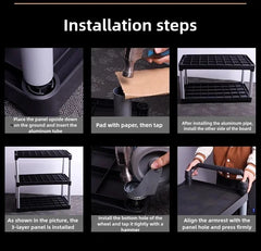 Loading Storage Trolley Cart Tool Service Cart Auxiliary Tool Trolley Carrito De Almacenamiento Con Ruedas Organizer Cart ST042