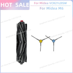 Fit For Midea VCR21LDSW / Midea M6 / Eureka NER600 Robot Vacuum Parts Main Roller Side Brush Hepa Filter Mop Cloth Accessories
