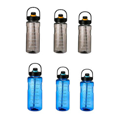 1.5 L/2L/3L Bottled Large Capacity Sports Water Cup Leak-proof With Straw Plastic And Time Stamp For Home Outdoor Sports